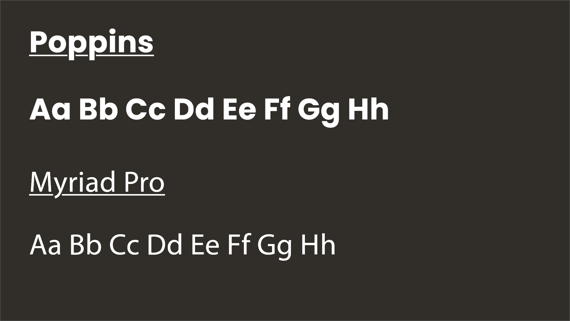 venderio e-commerce brand typography choices